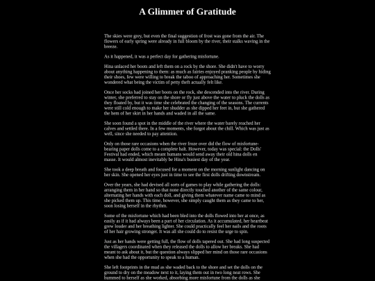 2023/gratitude screenshot