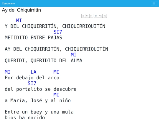 cancionero/resources/canciones/ay-del-chiquirritin screenshot