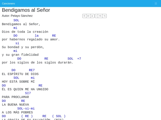 cancionero/resources/canciones/bendigamos_al_senor screenshot