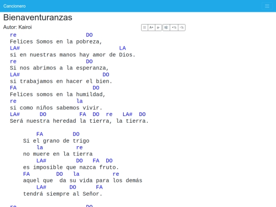 cancionero/resources/canciones/bienaventuranzas screenshot
