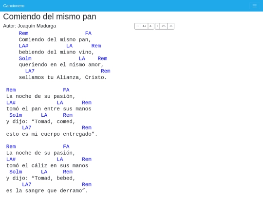 cancionero/resources/canciones/comiendo_mismo_pan screenshot