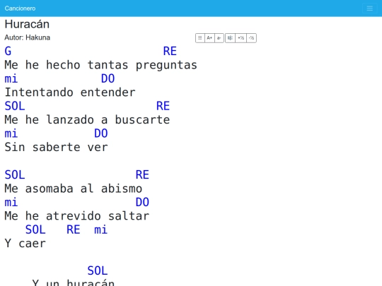 cancionero/resources/canciones/huracan_hakuna screenshot