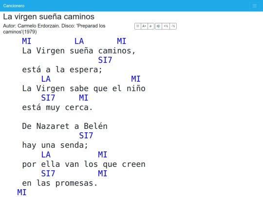 cancionero/resources/canciones/la-virgen-suena-caminos screenshot