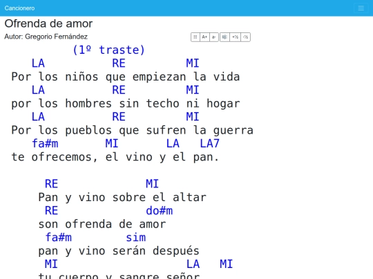 cancionero/resources/canciones/ofrenda_de_amor screenshot