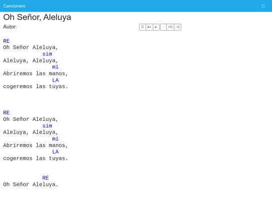 cancionero/resources/canciones/oh-senor-aleluya screenshot