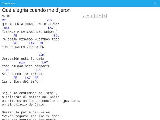 cancionero/resources/canciones/que-alegria-cuando-me-dijeron-acordes screenshot