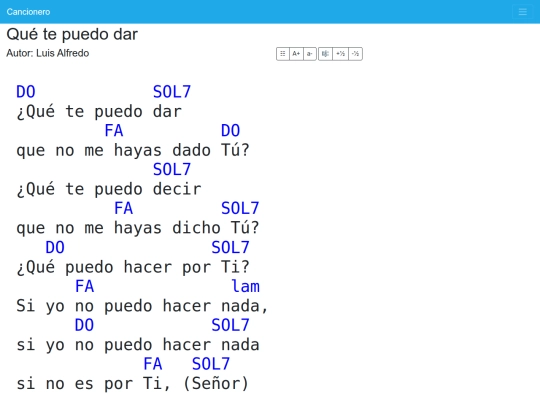cancionero/resources/canciones/que_te_puedo_dar screenshot