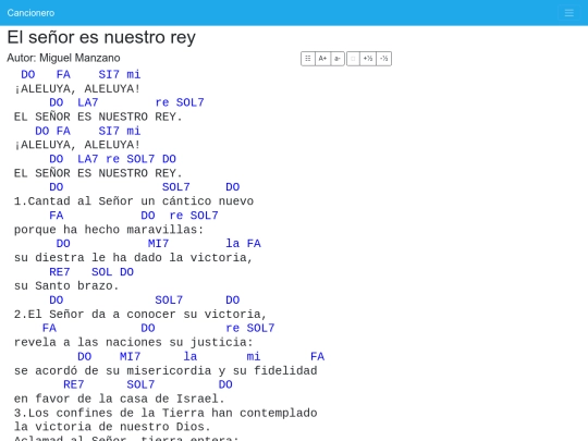 cancionero/resources/canciones/senor_nuestro_rey screenshot