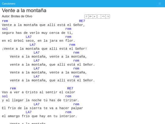 cancionero/resources/canciones/vente-a-la-montana screenshot
