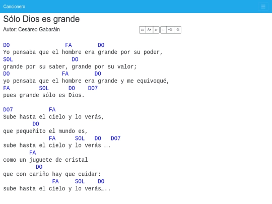 cancionero/resources/canciones/yo-pensaba-que-el-hombre-solo-Dios-es-grande screenshot