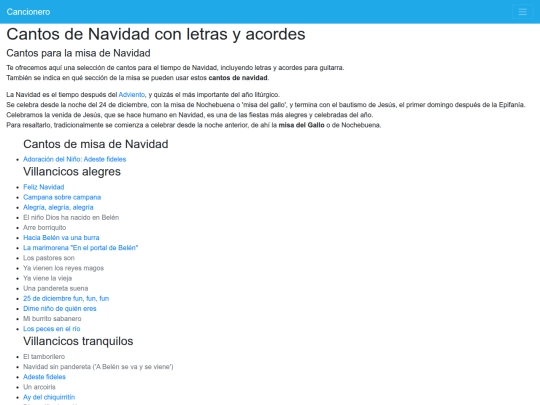 cancionero/resources/pages/cantos-de-navidad screenshot