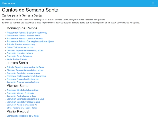 cancionero/resources/pages/cantos_semana_santa screenshot