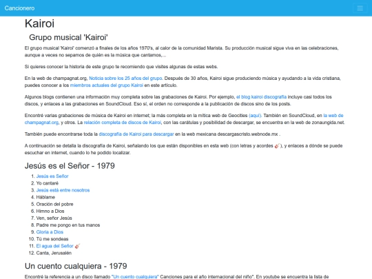 cancionero/resources/pages/kairoi screenshot