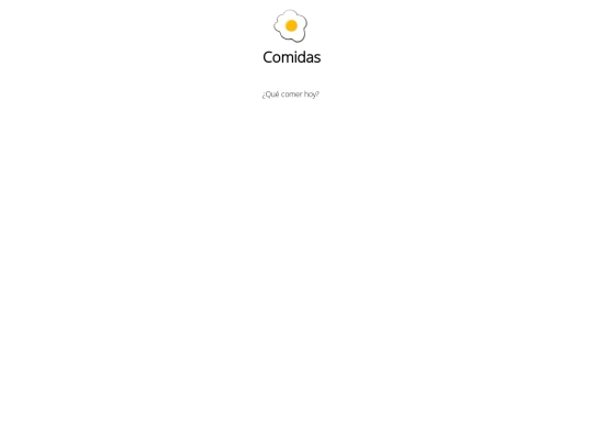 comidas/www screenshot