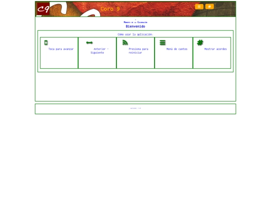 coros/Coro9/www screenshot