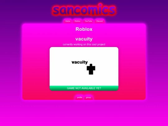 robloxpage screenshot