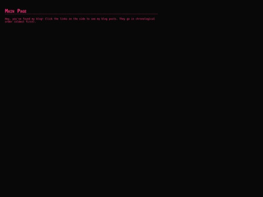 blog/home screenshot