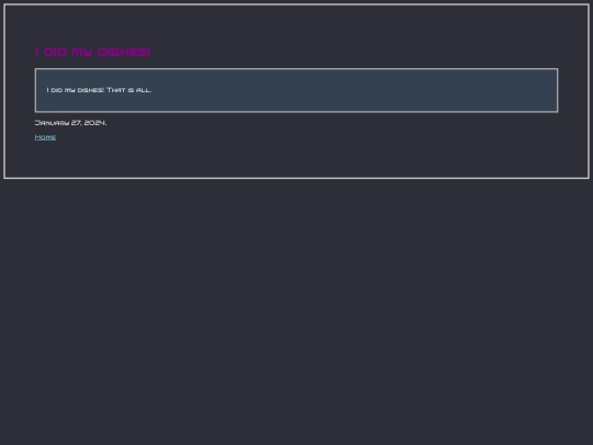 posts/dishes screenshot