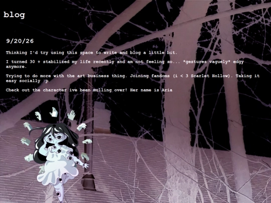 blog screenshot