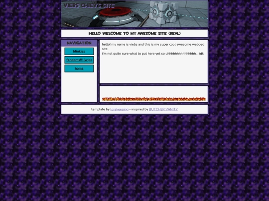 BUTCHERS VEIN template screenshot