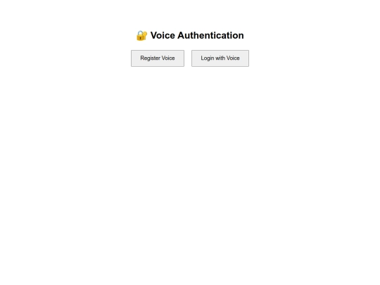 voiceauth/templates screenshot