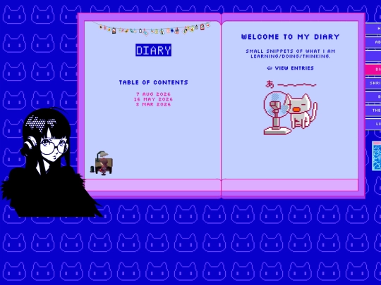 diary screenshot