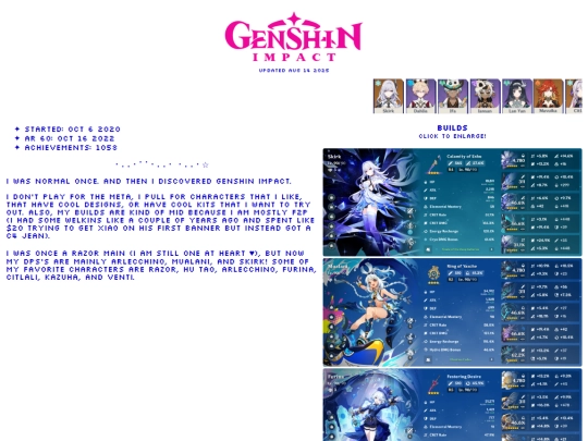 genshin-shrine screenshot