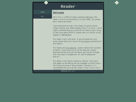 themes/green screenshot