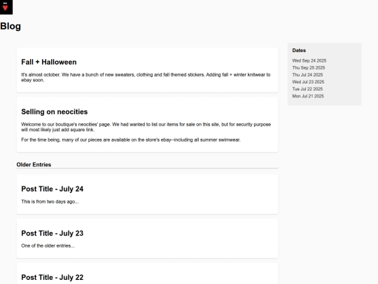 blog screenshot