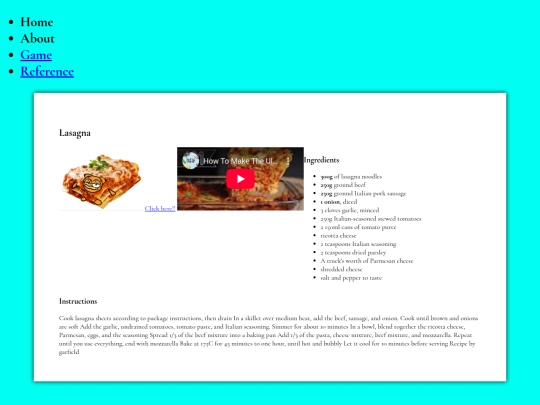 garfiel-recipe screenshot
