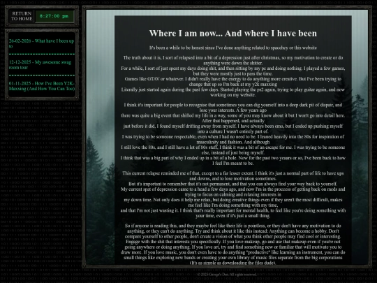 blog screenshot