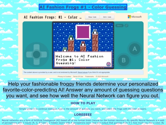 GAMES/frog1 screenshot