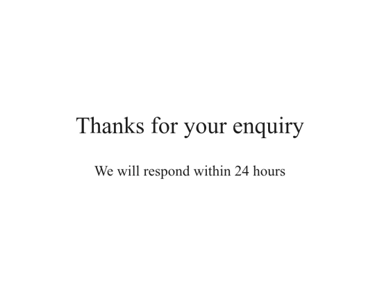 thankyou screenshot