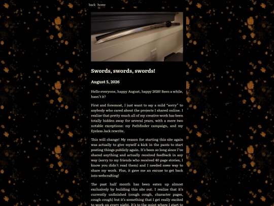 blogposts/swords screenshot