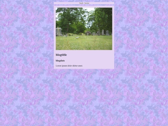 blogtemplate screenshot