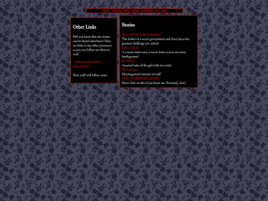 writing screenshot