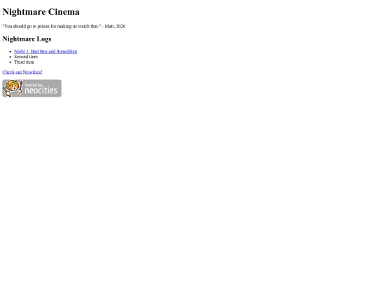 index screenshot