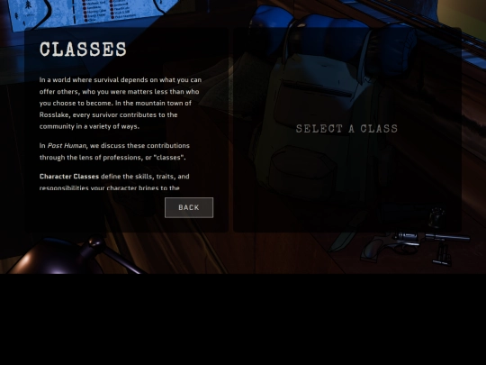 classes screenshot