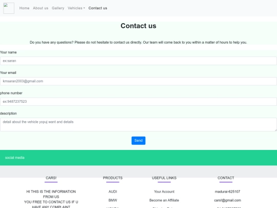 contact screenshot