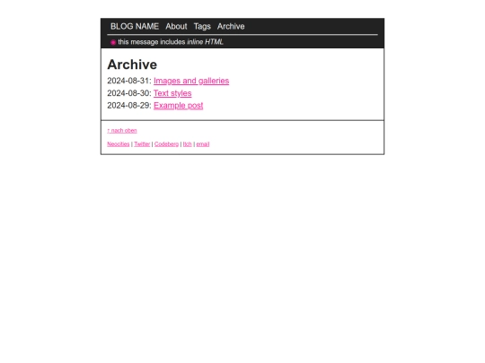 archive screenshot