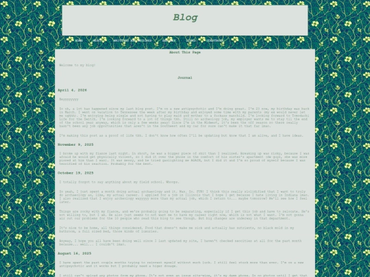 blog screenshot