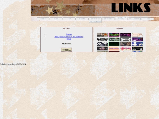 links screenshot