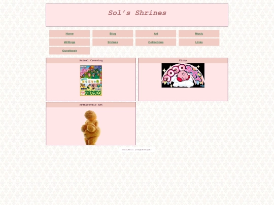 shrineindex screenshot