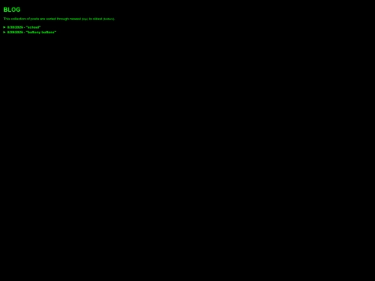 blog screenshot