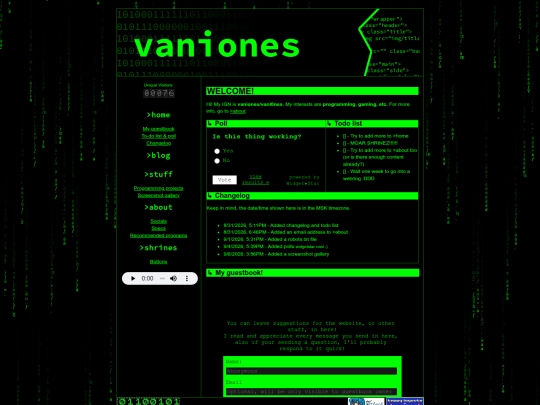 index screenshot