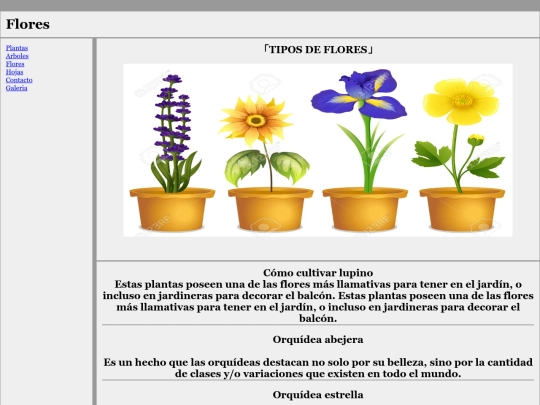Ejemplos div/plantas screenshot
