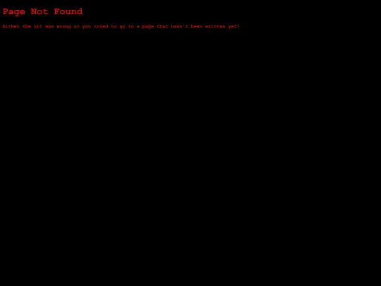 not_found screenshot