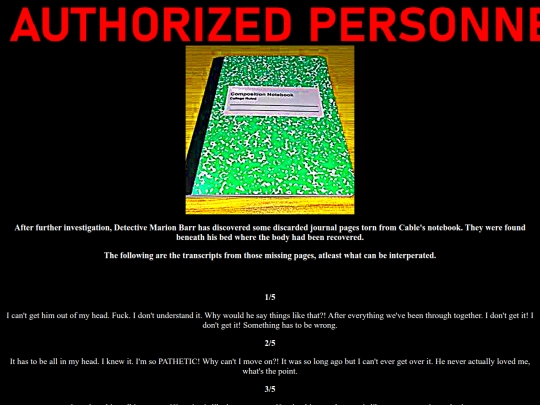 journal screenshot