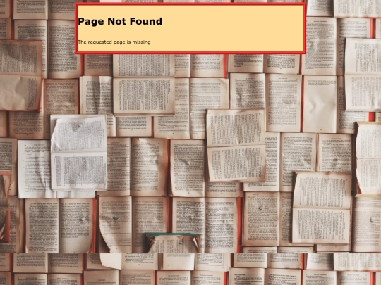 not_found screenshot