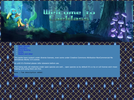Caeldass/intro screenshot